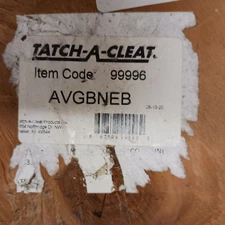 Flexco #100849790 AVGBNEB #99996 5/16" Tatch-A-Cleat Bondable Belt Fastener-100'