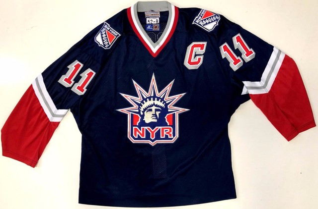 messier rangers jersey