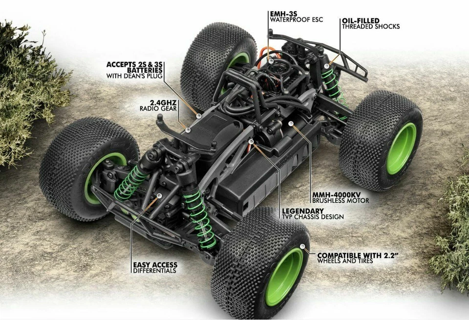 HPI Racing RC Model Car 4WD SAVAGE XS FLUX VAUGHN GITTIN JR RTR 6020HP-115967 - Image 3 of 4