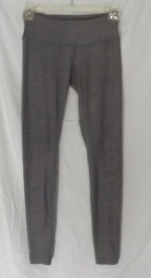 #8278 NICE!! 'LULULEMON' GRAY STRETCH ATHLETIC LEGGINGS SIZE SMALL?