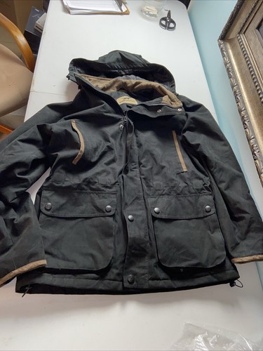 Irish Setter Men’s Jacket Size Large Black Vintage Red Wing Outdoor Coat - Picture 2 of 9