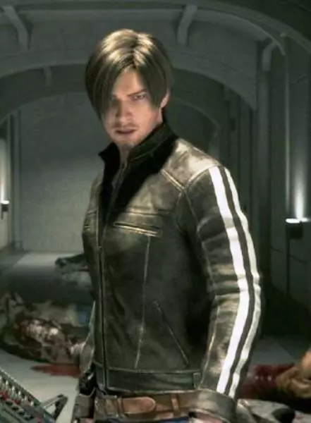 Leon Kennedy Resident Evil: Vendetta Leather Jacket