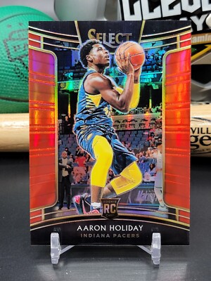 2018-19 Select Aaron Holiday Concourse Red Prizm Rookie RC /199 Pacers (CB)
