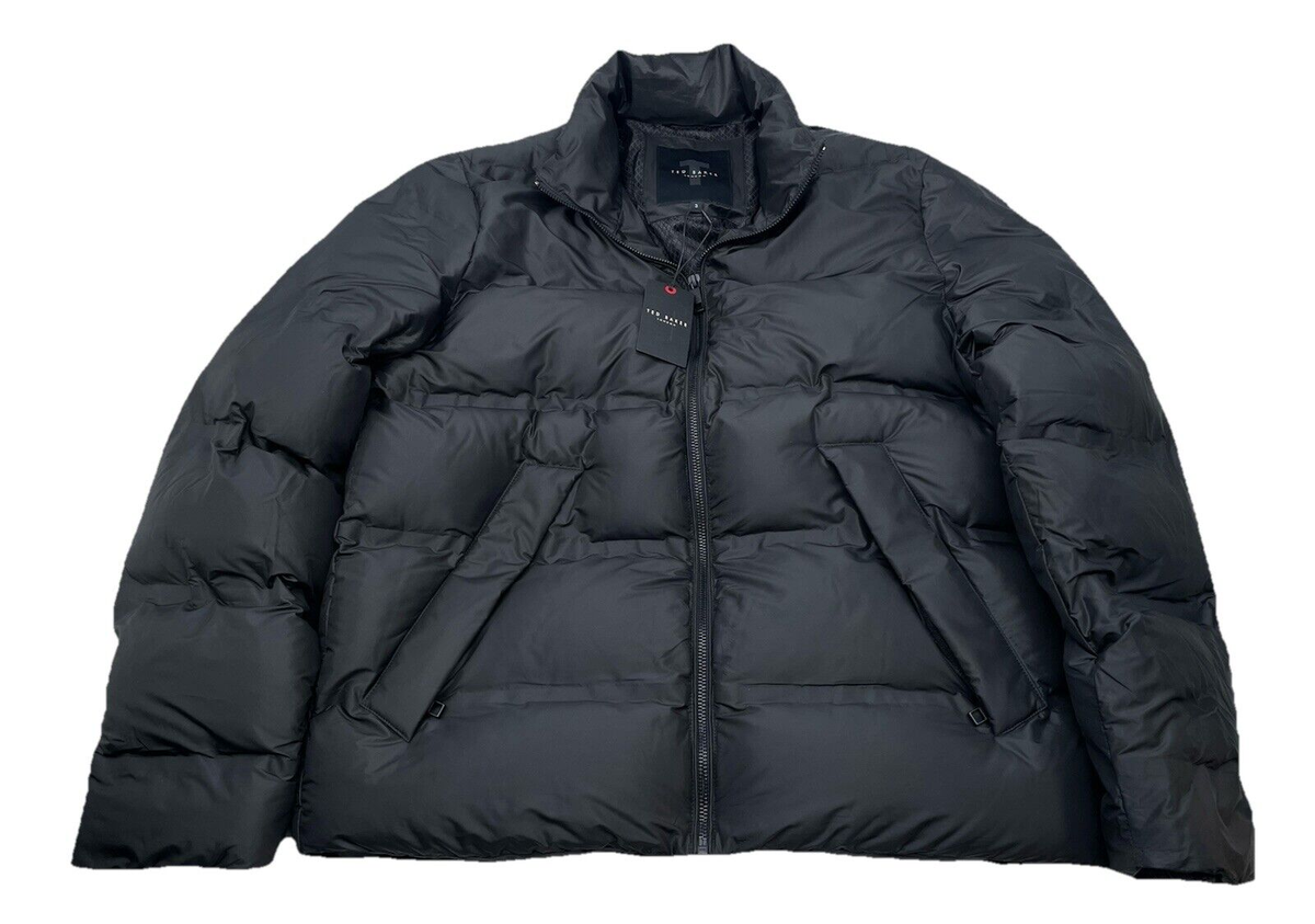 Ted Baker MMO Gravity Heavy Wadded Coat Puffer Jacket Black BNWT Mens  Medium