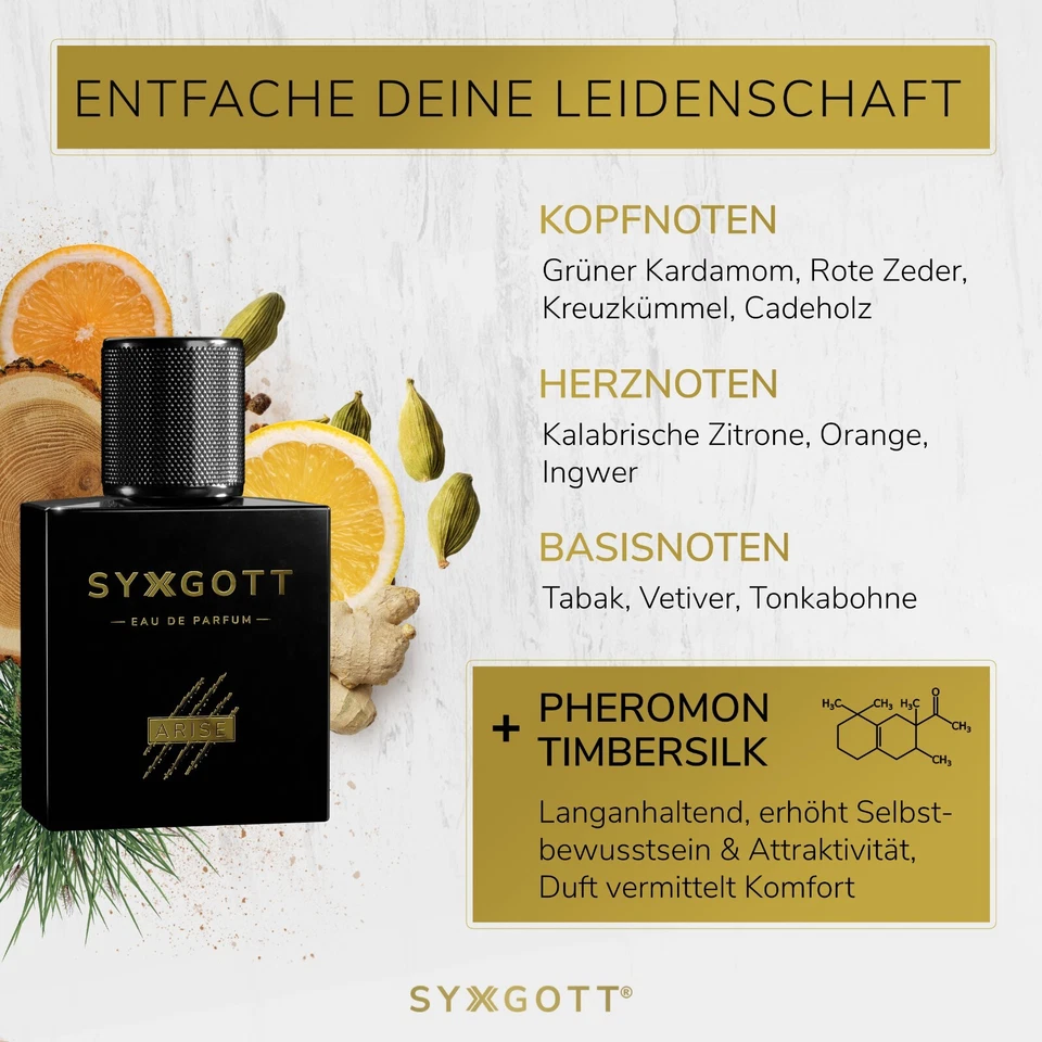 SYXGOTT ARISE Männerparfum mit Pheromon Öl Eau de Parfum für Herren - Bild 3 von 4