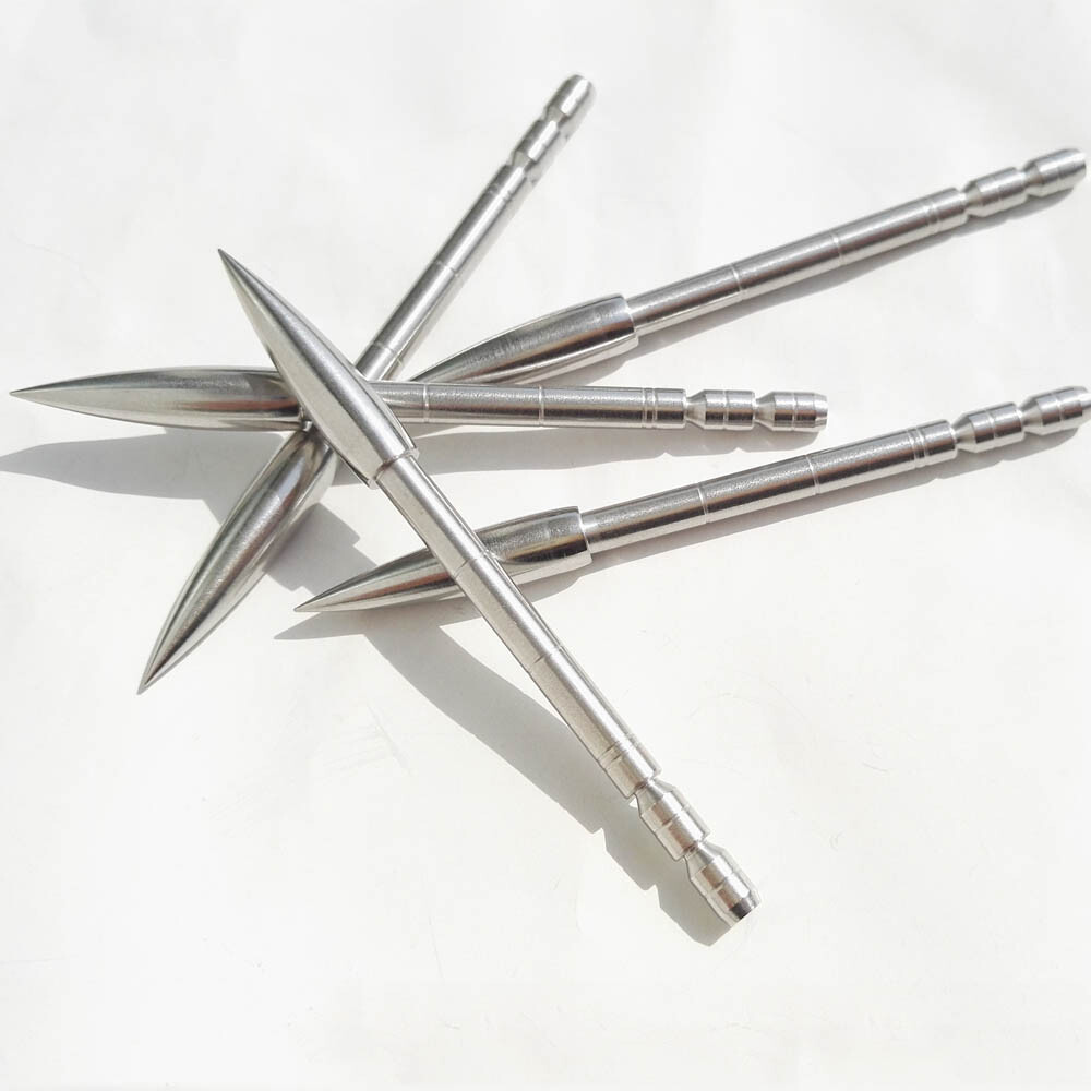 6 Stück Bogenschießen Pfeilspitzen 130 Grain | Pfeife Jagdspitzen Aus Kupfer | Für Recurve & Compoundbögen