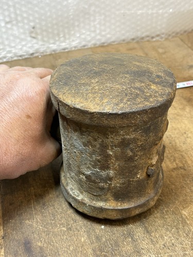 OLD TOOL HAMMER Outil ancien marteau 18 Ème Masse de forgeron 7,5 Kg - Picture 2 of 11