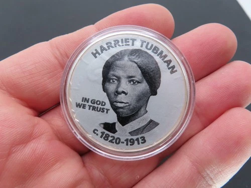 American Silver Eagle, Harriet Tubman Colorized/Decal, BU