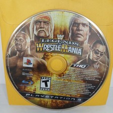 WWE Legends Of WrestleMania Sony Playstation 3 PS3 - DISC ONLY Tested Works