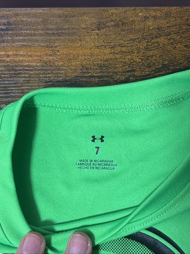 Youth Under Armour Boys Long Sleeve Football Division Athletic Shirt Size 7 NWT - Afbeelding 3 van 7