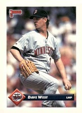1993 Donruss #501 Dave West