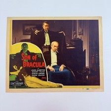 1948 Son Of Dracula Original 11x14&rdquo; Lobby Card #6 Lon Chaney Jr Horror Classic