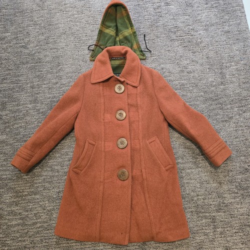 Lodenfrey, Womens Vintage 70s Lodenfrey Austria Camel Wool Button Up Coat Jacket Sz M Or L