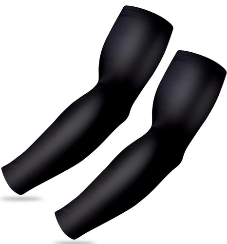 Sports Compression Arm Sleeves - Athletic Arm Cover Shield for Men, Women, Yo...