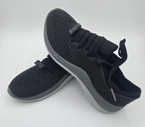 Crocs Women's Sneakers Literide 360 Pacer Lace Up Shoes - Black/Grey - FREE SHIP