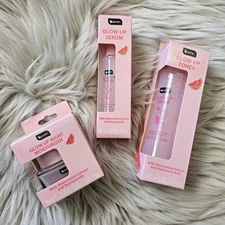 New! B Pure Glow Up Recipe Set Of 3 Watermelon Toner Serum & Night Moisturizer
