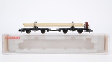Fleischmann N 8223 Drehschemelw. mit Baumstämmen H Regenburg DRG