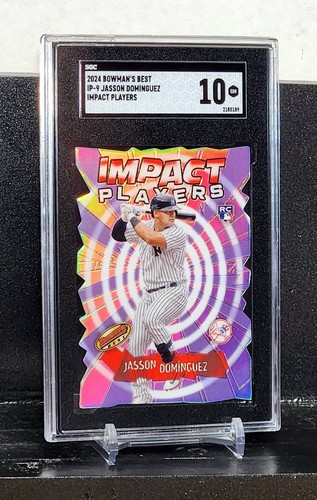 2024 Bowman’s Best IP-9 Jasson Dominguez Impact Players Die-Cut SGC 10