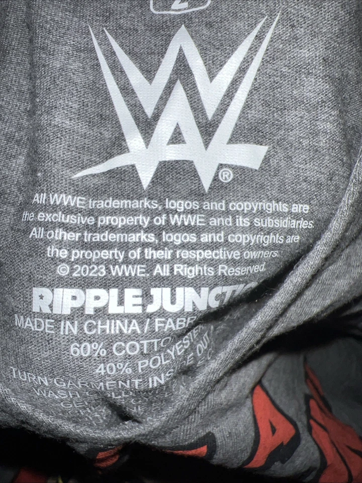 Torrid 2 (2X 18/20) The Rock Rock-In Christmas WWE Holiday Raglan T Shirt - Image 3 of 4