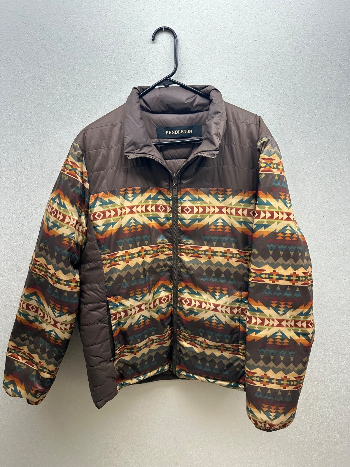 PENDLETON Size Large Down Filled Reversible Mens … - image 1
