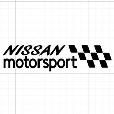2 × Nissan Motorsport - Außen Fahrzeug Vinyl Aufkleber Sticker
