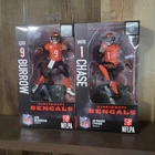 McFarlane Toys NFLPA Bengals Joe Burrow Ja’Marr Chase Figures Series 2 Unopened