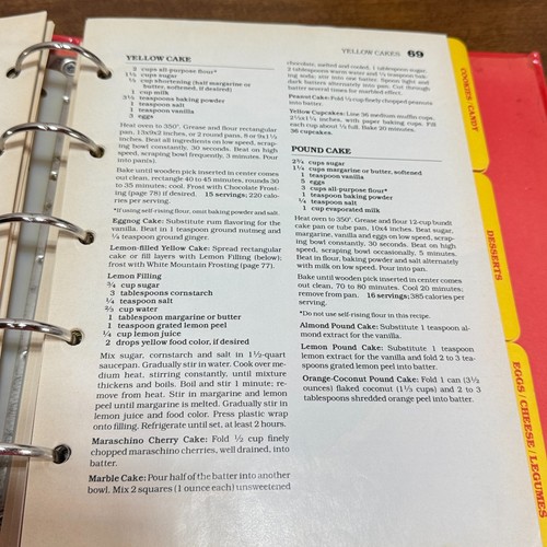 Vintage Betty Crocker's Cookbook 1986 5 Ring Binder w/ Tabs RingBound - Picture 8 of 21