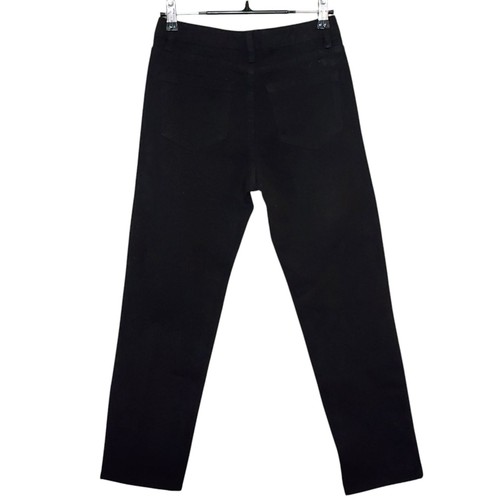 NWOT Boys Straight Leg Jeans Size 10Y Black Embroidered Skull Roses Distressed - Picture 8 of 10