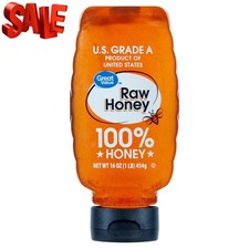 Great Value, Raw Honey, 16 oz Inverted Plastic Bottle