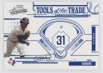2005 Playoff Absolute Memorabilia Tools of the Trade Blue Fergie Jenkins HOF 2r8