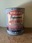 Vintage Wizard Supreme Anti Freeze One Gallon Can Rare And nice