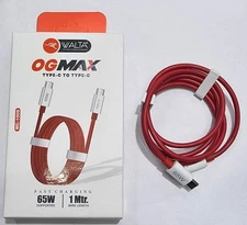 Type C to Type C Fast Charging Data Cable 65 watt