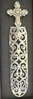 Jay Strongwater Cross Bookmark Silver Swarovski  — photo 1