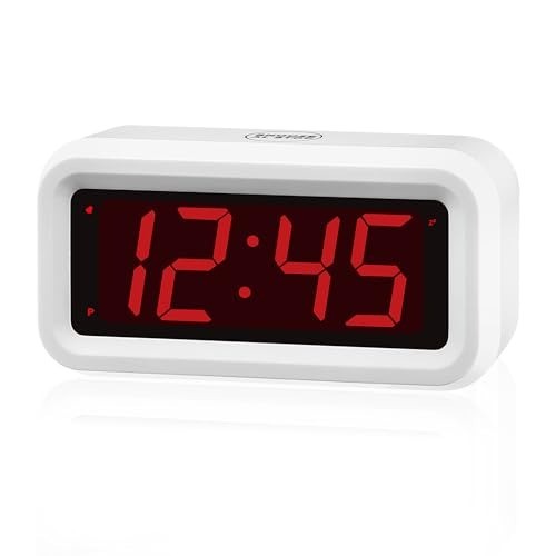 LED Digital Alarm Clock with 1 . 2 " Display Battery Operated & Portable featured image