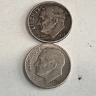 1952 - D silver roosevelt dimes 1954 - D lot of 2 90%