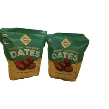 ​2 Pack Sunny Fruit Organic Pitted Dates 40oz Bags 5 lbs Total Deglet Nour