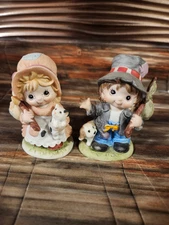 Vintage HOMECO hobo Boy And Girl Set