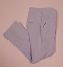 VERONICA BEARD Women's Blue Knit Flat Front Leg Pant Sz 4  498 