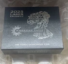 🆕 2025 Laser Engraved American Eagle One Ounce Silver Proof Coin New