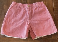 Mary Grace Red Gingham Kids Boys Shorts Size 8