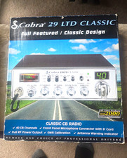 Cobra 29 LTD Classic CB Radio 40 Channel w/ ANL SWR Calibration Silver/Black
