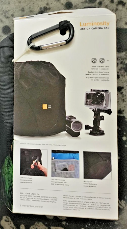 Case Logic Luminosity DSA-101 Action Camera Case Black - Image 2 of 2