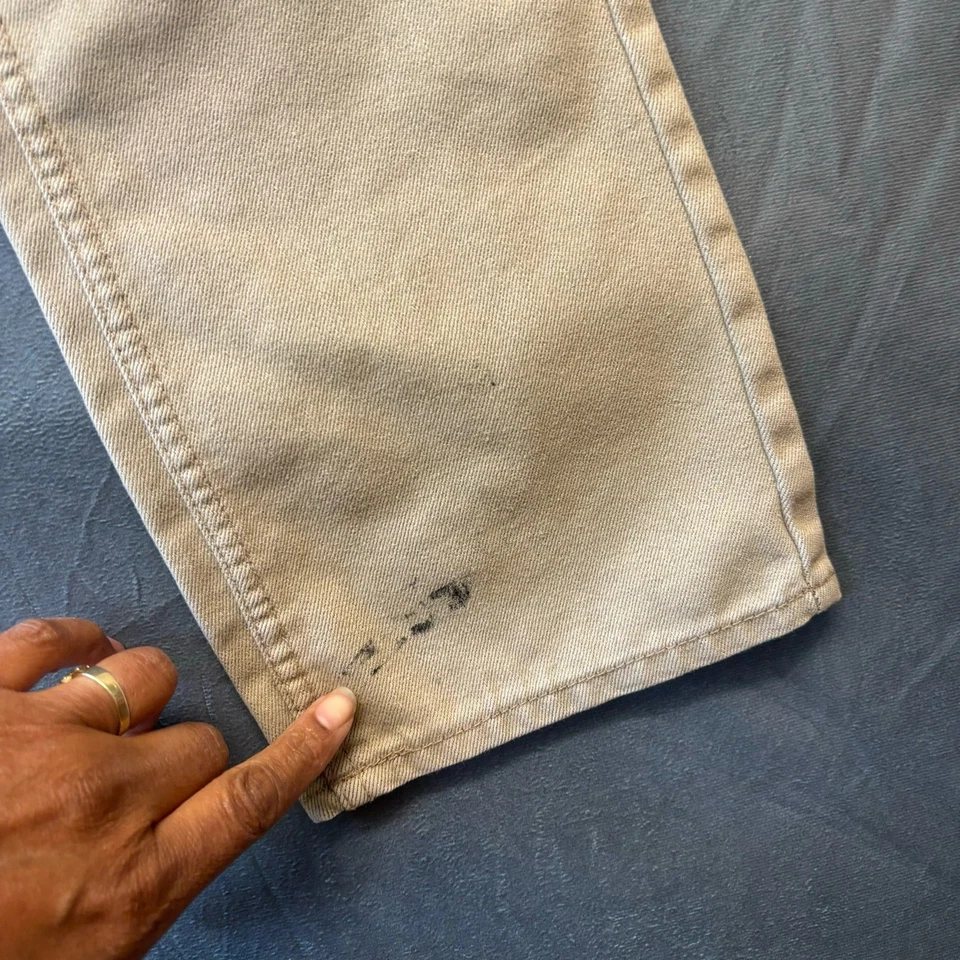 Levis 511 Slim Jeans Kids 18 Regular 29x29 Tan Army Preppy Academia Skater Surf - Image 2 of 4