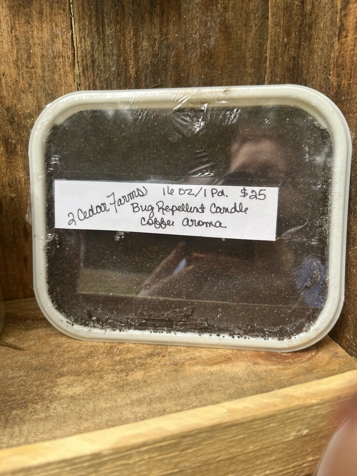 Homemade 8oz Candles Bug Repellent Coffee Aroma Glass Jars - Image 3 of 4