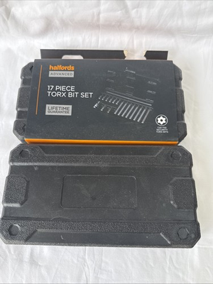 #ad X2 Halfords Advanced 17 Piece Torx Bit Set Used Good Condition Read Descriptio GBP 20.00