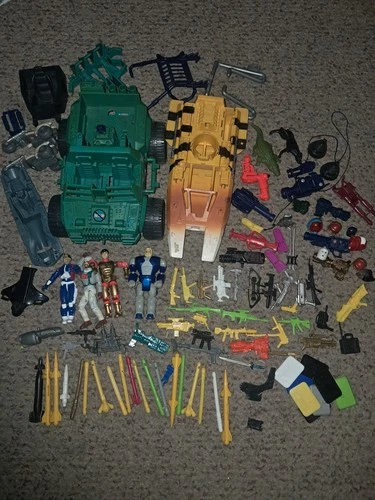 Vintage 80’s GI Joe Weapons, Backpacks & Accessories Lot Hasbro