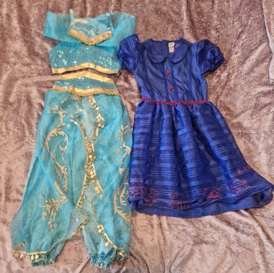 2er Set Roald Dahl Matilda Kostüm von Tu Kleid Mädchen 9-10 blau Polyester C37