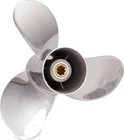 Solas 9 1/4 x 12 Propeller for Yamaha 9,9, 15 & 20 HP 3 Blade 8 Tooth Stainless Steel