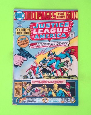 Justice League of America #114 Vol. 1 1974 DC Comics 6.0 Comic Book W183-86