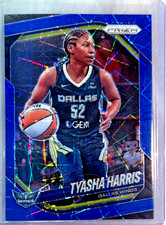 Tyasha Harris 2025 Panini Prizm WNBA Blue Velocity Prizm Card-#130 Dallas Wings
